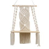 Ria Macrame Tapestry Wall Hanging Shelf