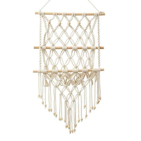 Ria Macrame Tapestry Wall Hanging Shelf