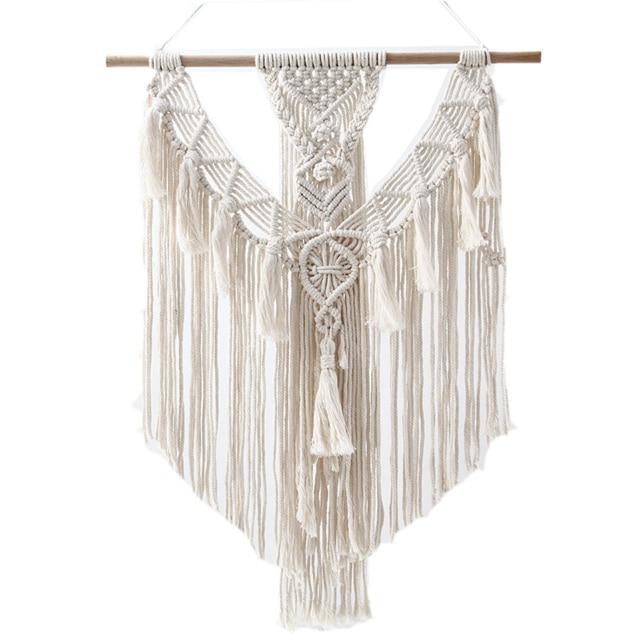 Ria Macrame Tapestry Wall Hanging Shelf