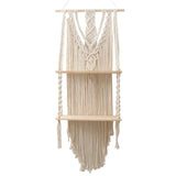 Ria Macrame Tapestry Wall Hanging Shelf