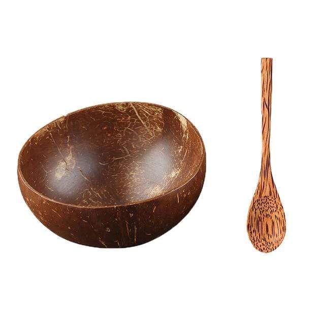 Natural Coconut Wood Bowl