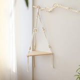 Triangle Macrame Wall Shelf