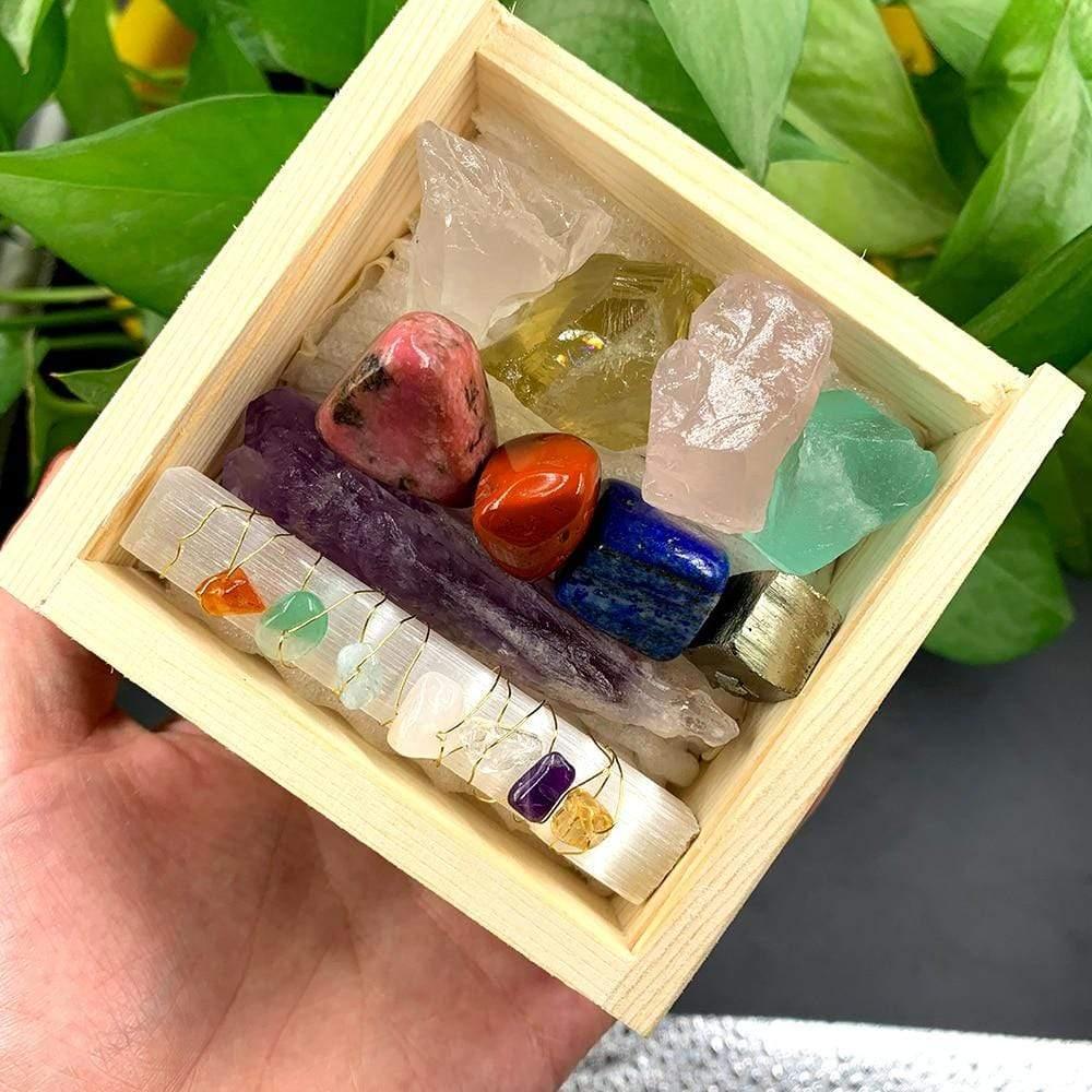10 Healing Crystals In a Box