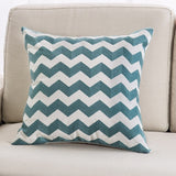 Lake Green Embroidered Cushion Covers