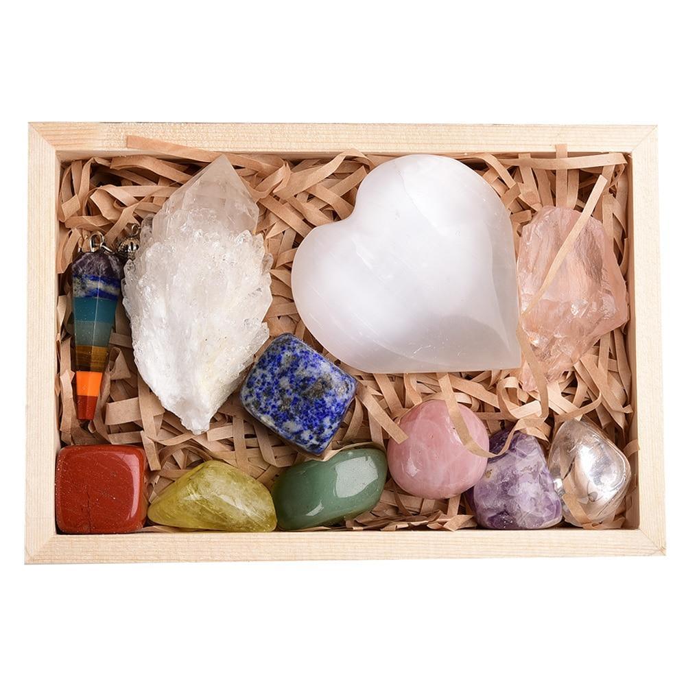 11 Healing Crystals In a Box