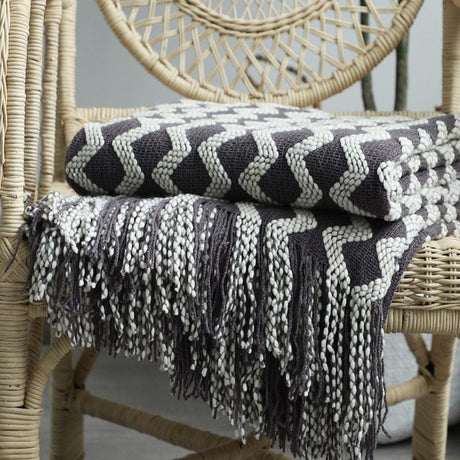 Nordic Knitted Blanket