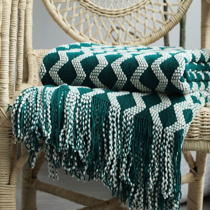 Nordic Knitted Blanket