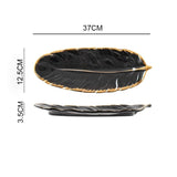 Feather Shape Plate