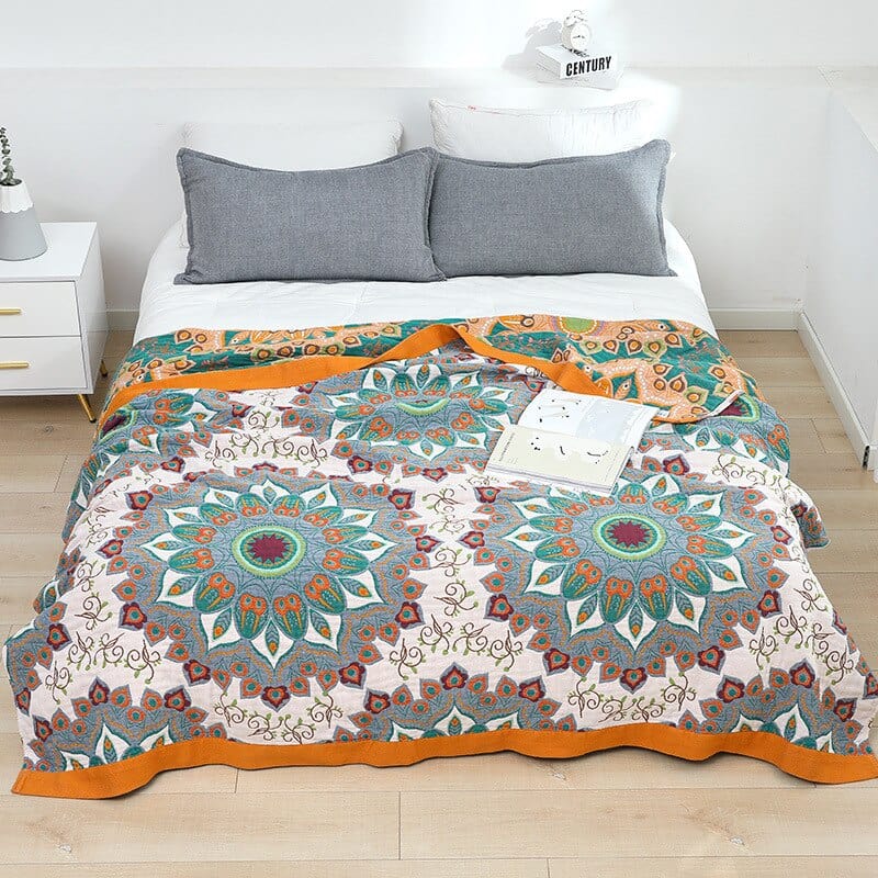 Mandala Pattern Bedspread