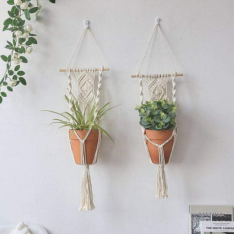 Macrame Leaves Design Plant Hanger