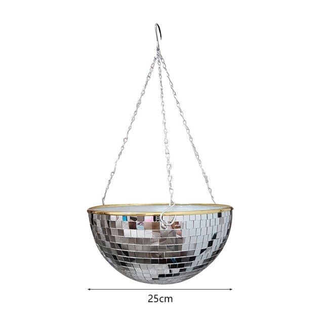 Disco Ball Hanging Pot