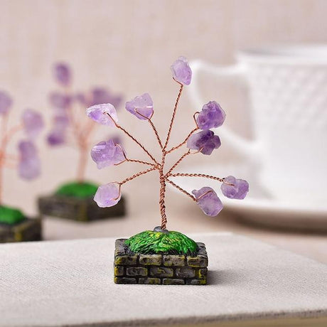 Amethyst Crystal Gem Tree