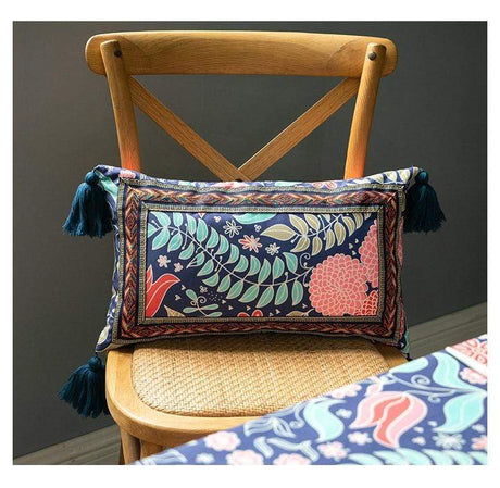 Handmade Floral Cushion Cover