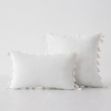 Velvet Cushion Cover with Tassels