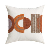 Coffee Boho Tufted Pillow Cover