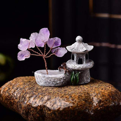 Amethyst Crystal Gem Tree