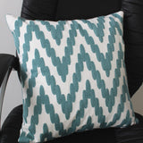 Lake Green Embroidered Cushion Covers