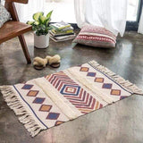 Linen Carpet with Tassels (7 designs)