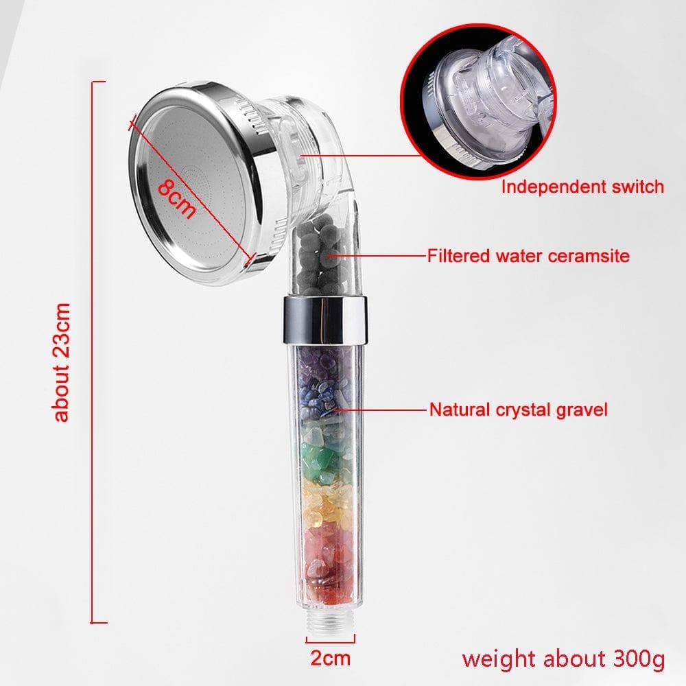 7 Chakra Crystal Shower Head