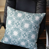 Lake Green Embroidered Cushion Covers