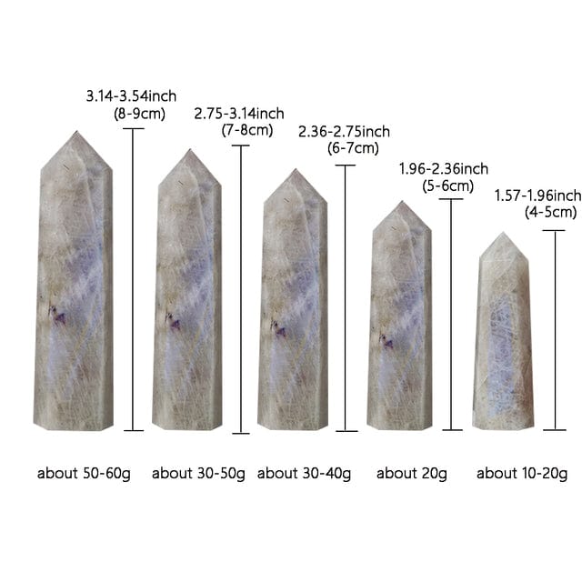 Moonstone Crystal Point Tower