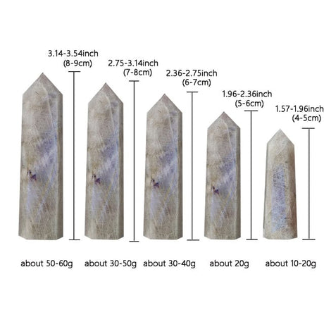 Moonstone Crystal Point Tower