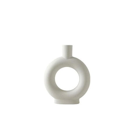 Minimalist White Flower Vases
