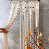 Hurley White Macrame Curtain