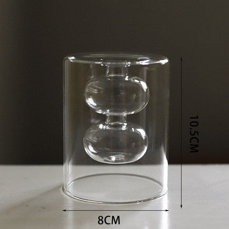 Nordic Hydroponic Transparent Glass Vase