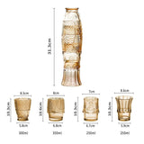 Koi Fish Shaped Glass Set (4pcs)