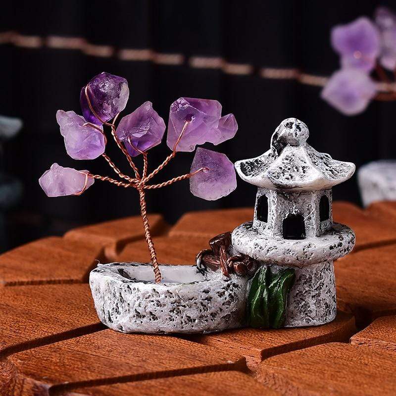 Amethyst Crystal Gem Tree