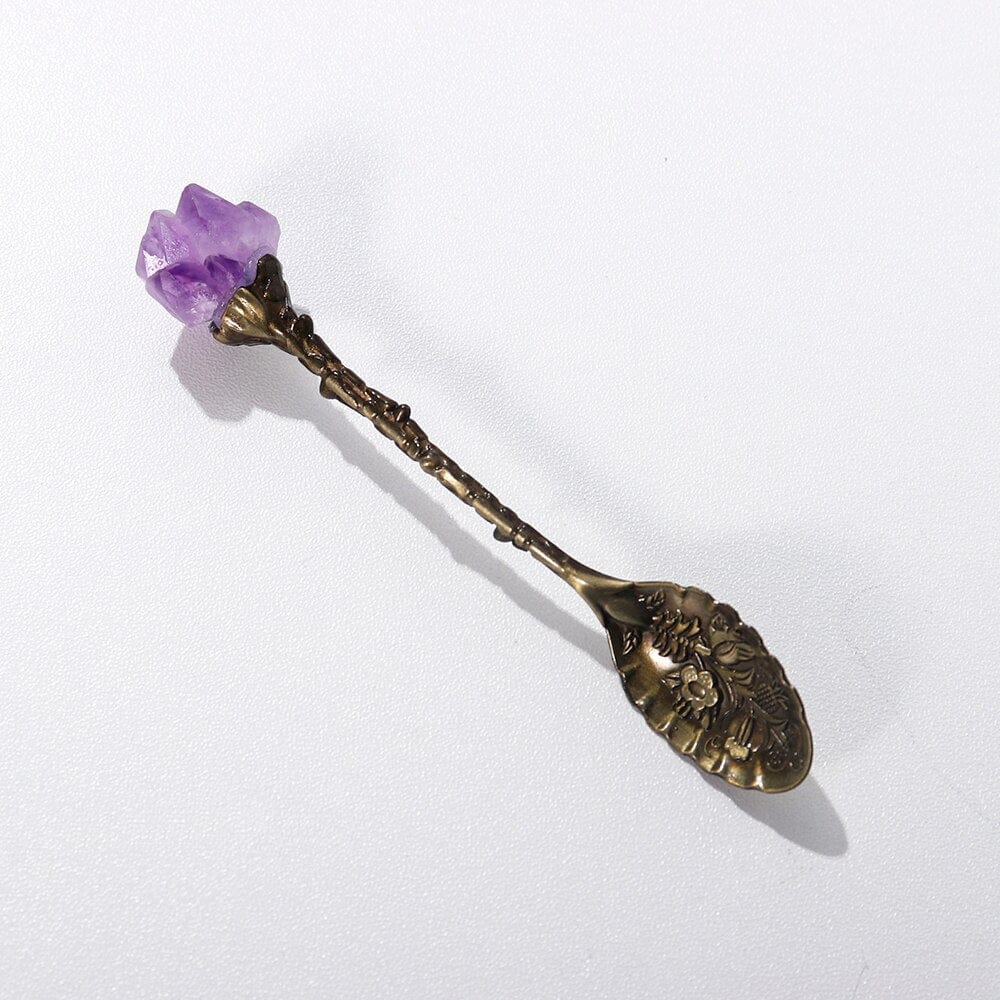 Amethyst Crystal Teaspoon