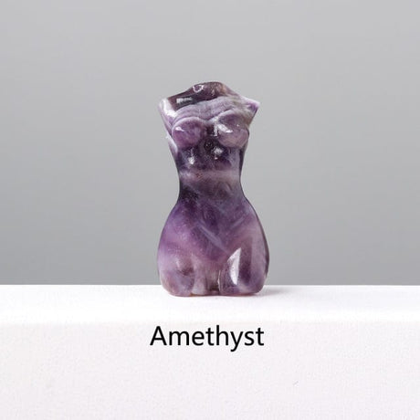 Goddess Silhouette Crystal Statue