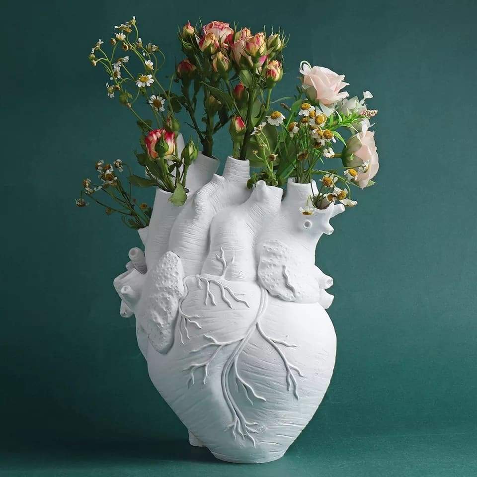 Anatomical Heart Vase