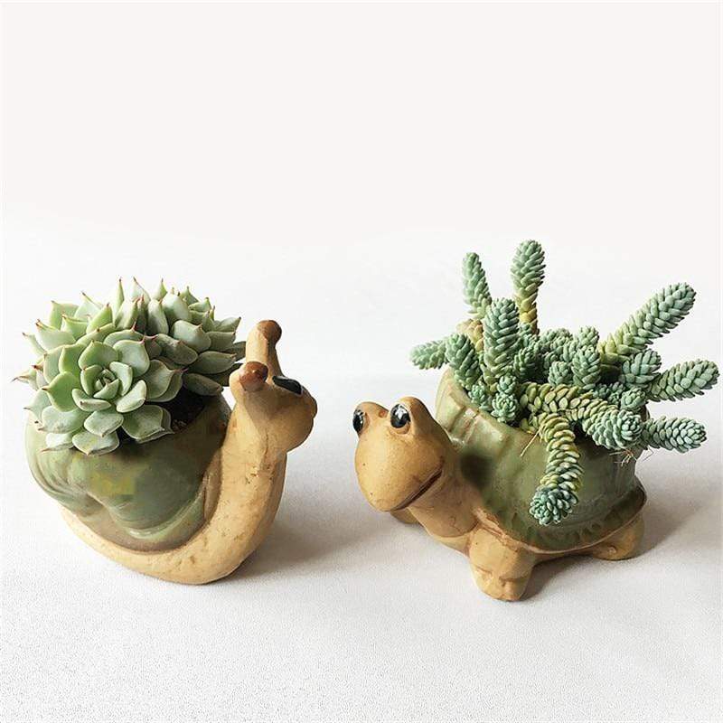 Animal Shaped Mini Flower Pots