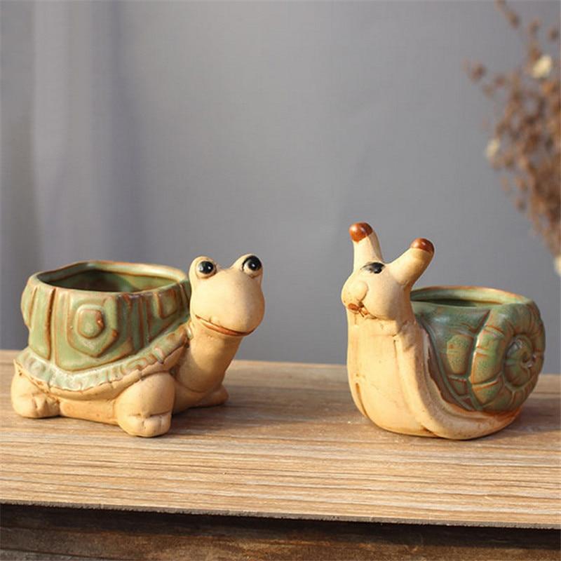 Animal Shaped Mini Flower Pots