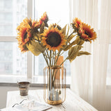 Artificial Sunflower Branch Flower