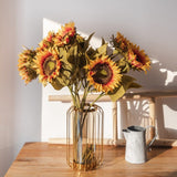 Artificial Sunflower Branch Flower