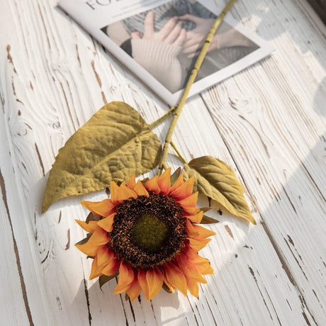 Artificial Sunflower Branch Flower