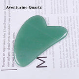 Gua Sha Heart Shaped Crystal Quartz