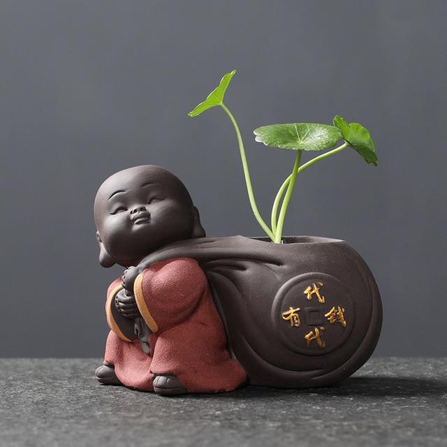 Cute Baby Buddha Flower Pot