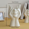 Face Pose Flower Vase