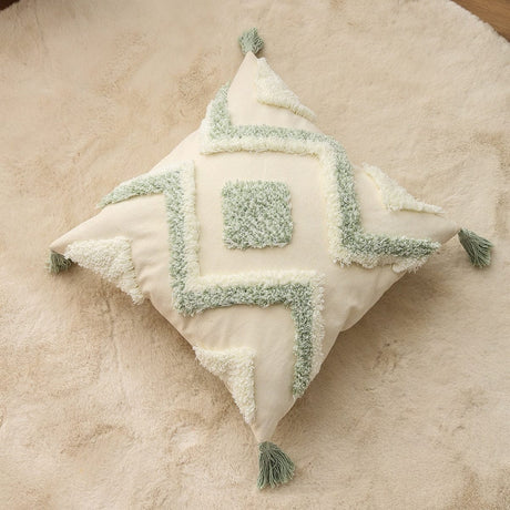 Geometric Tufted Cushion Covers