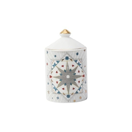 Celestial Candle Holder With Candle