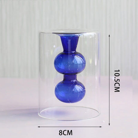 Nordic Hydroponic Transparent Glass Vase