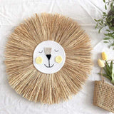 Cute Lion Head Wall Hanging