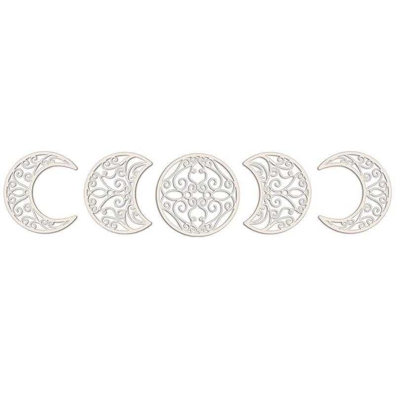 Wooden Moonphase Wall Art