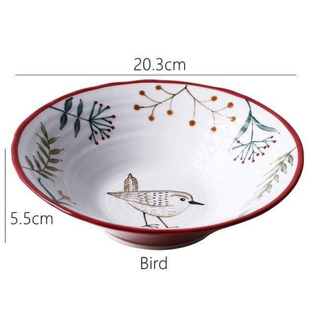 Forest Animals Ceramic Bowls