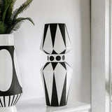 Black And White Irregular Vase