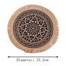 Mandala Embroidery Round Mat